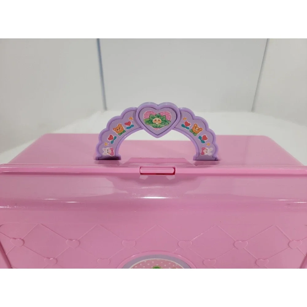 1995 Mattel Cabbage Patch Kids LOVE N GO Baby‎ Nursery Carry Case Play Set Pink